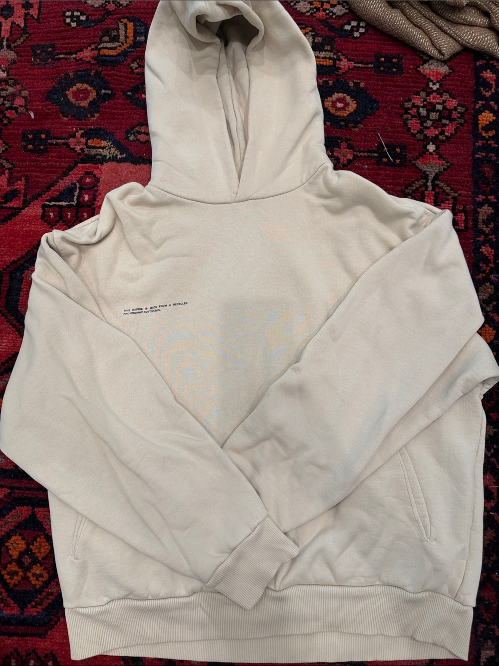 Pangaia 365 heavyweight hoodie in sand